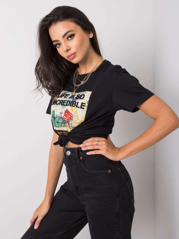 Tričko PM-TS-SS21TX58.12 PEPPER & MINT Barva: Černá, Velikost: S