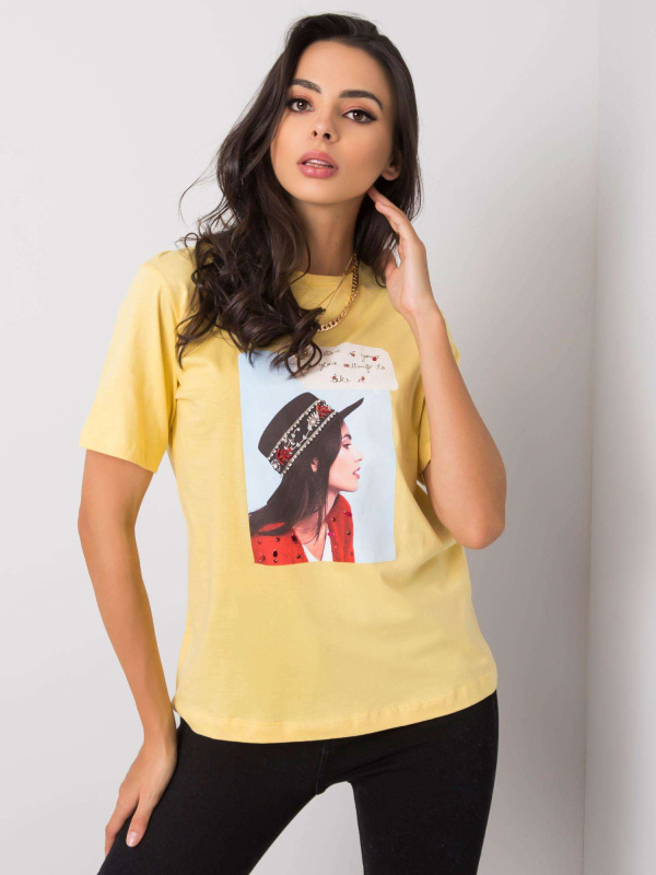 Tričko PM-TS-SS21TX64.32 PEPPER & MINT Barva: Žlutá, Velikost: S