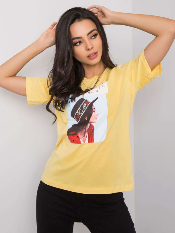 Tričko PM-TS-SS21TX64.32 PEPPER & MINT Barva: Žlutá, Velikost: S