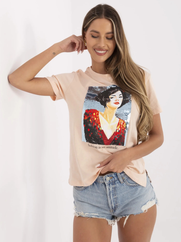 Tričko PM-TS-SS21TX04.31 PEPPER & MINT Barva: Červená, Velikost: S