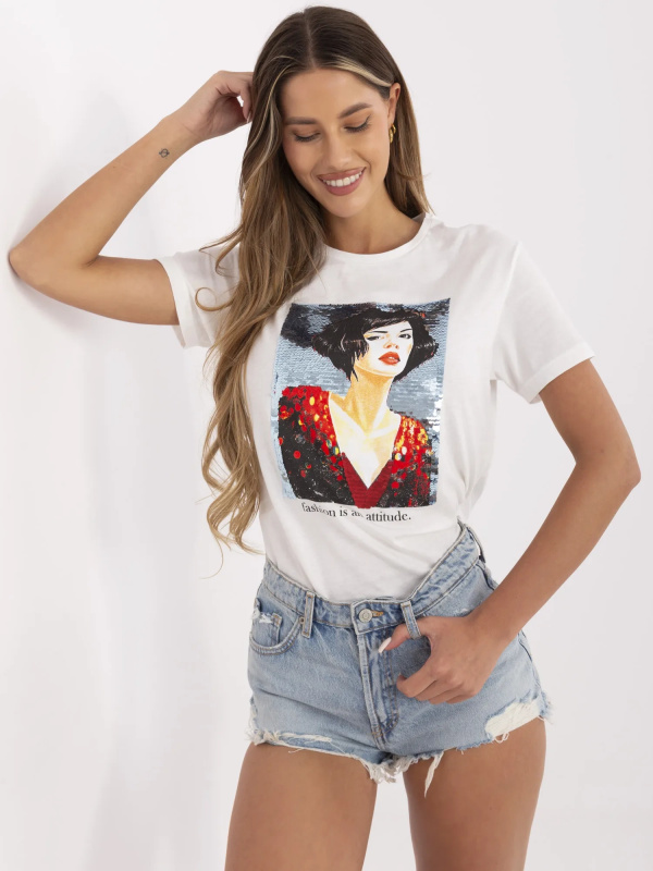 Tričko PM-TS-SS21TX04.31 PEPPER & MINT Barva: Bílá, Velikost: S