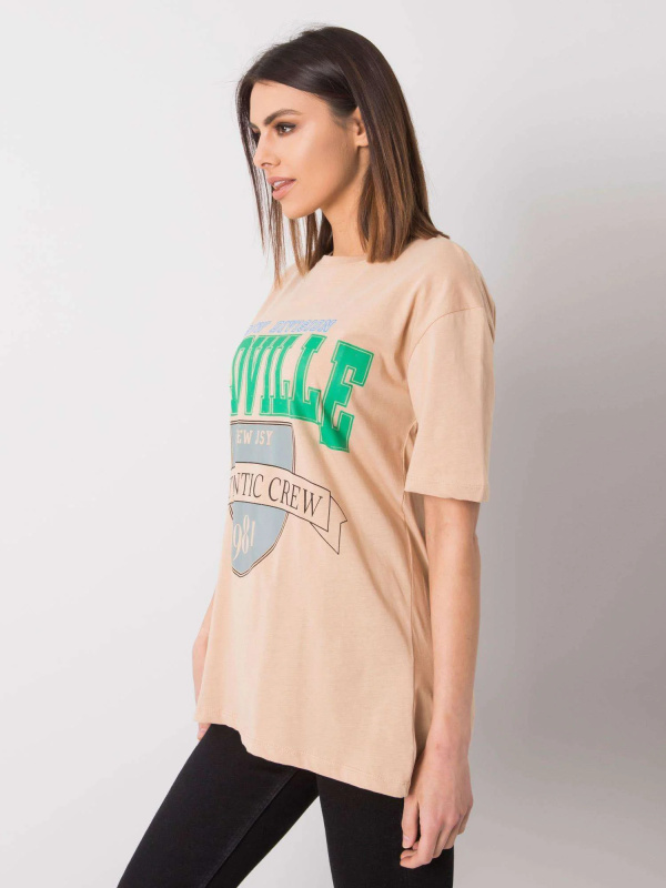 Tričko 327 TS 2126.71 béžová M