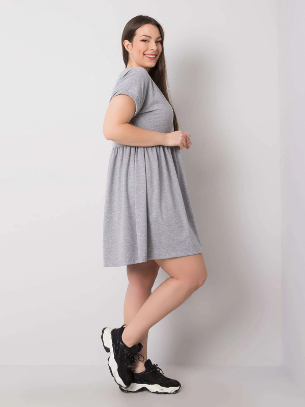 Šaty RV SK 6292.09P šedá 2XL