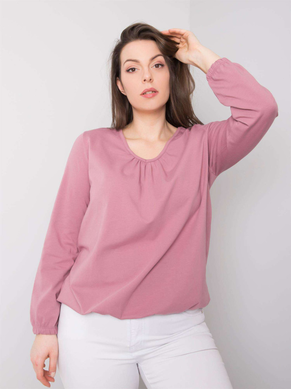 Halenka RV BZ 6332.53P tmavě růžová 2XL