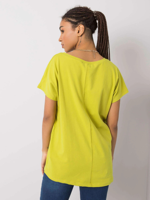 Tričko RV-TS-4832.40P BASIC FEEL GOOD Barva: Žlutá, Velikost: XS