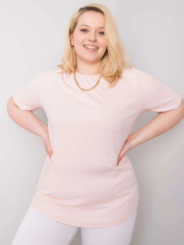 Halenka RV BZ 6323.92 světle růžová 3XL