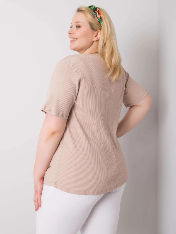 Halenka RV BZ 6323.92 béžová 2XL