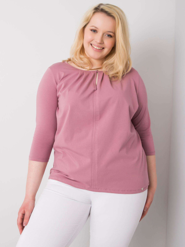 Halenka RV BZ 6334.19P tmavě růžová 2XL