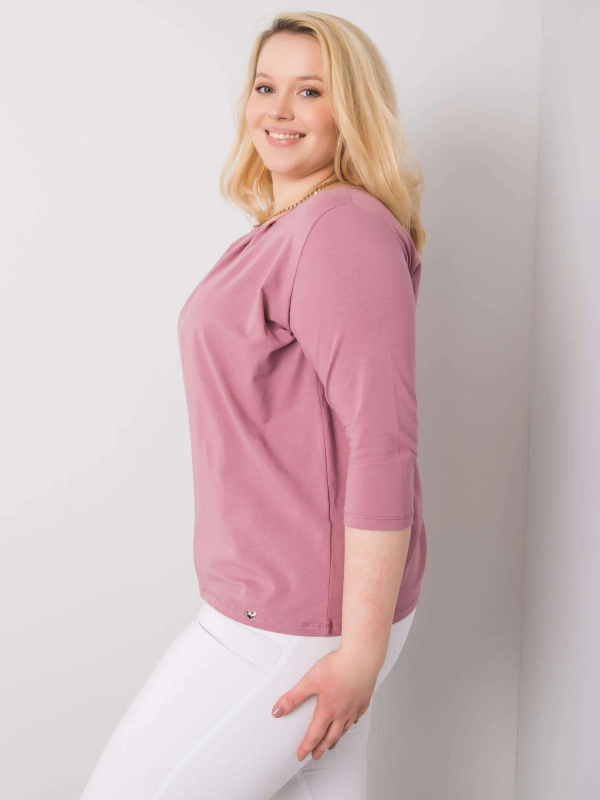 Halenka RV BZ 6334.19P tmavě růžová 3XL