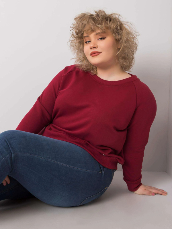 Mikina RV BL 6326.02X kaštanová XL