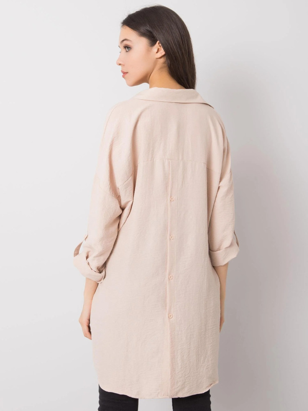 Dámská košile 328-KS-4058.83 RUE PARIS Barva: Béžová, Velikost: S