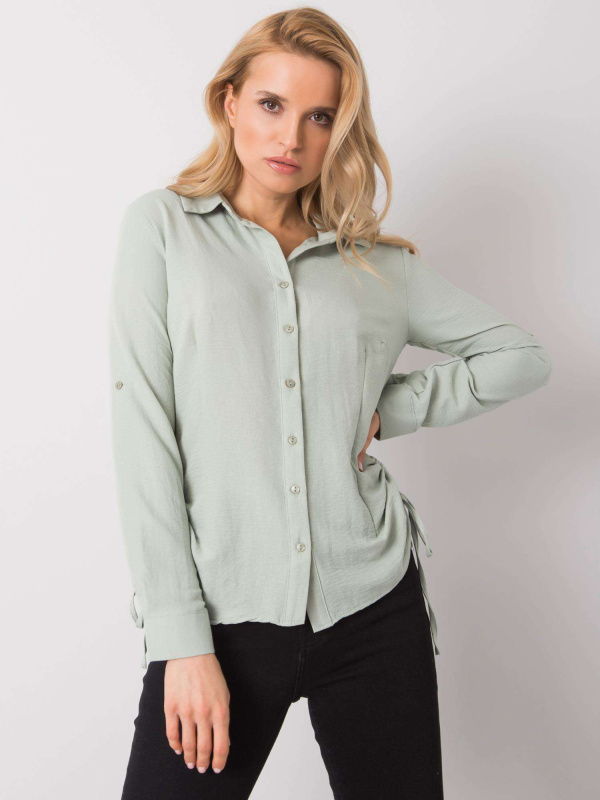 Košile 328-KS-4054.87 RUE PARIS Barva: Zelená, Velikost: M