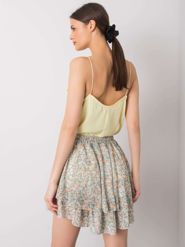 Dámský top 318-TP-22420.23 RUE PARIS Barva: Žlutá, Velikost: S