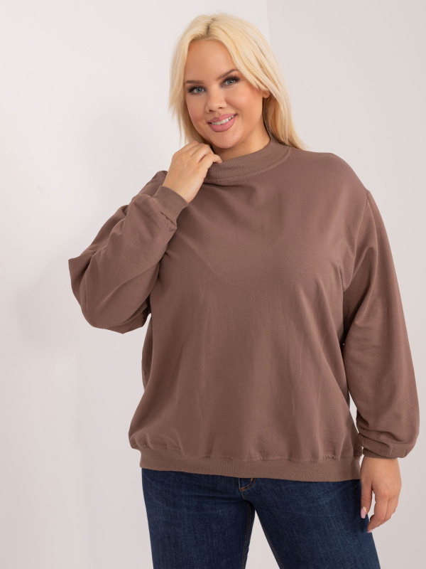Mikina RV BL 6299.11 hnědá 3XL
