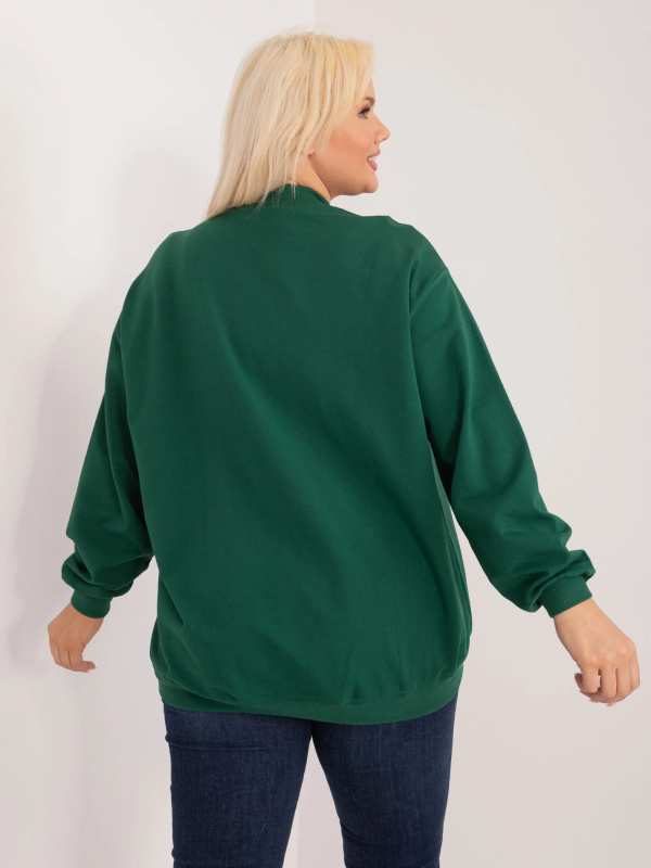 Mikina RV BL 6299.11 tmavě zelená 2XL