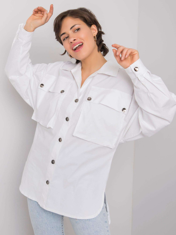 Košile 346-KS-027.45 RUE PARIS Barva: Bílá, Velikost: M