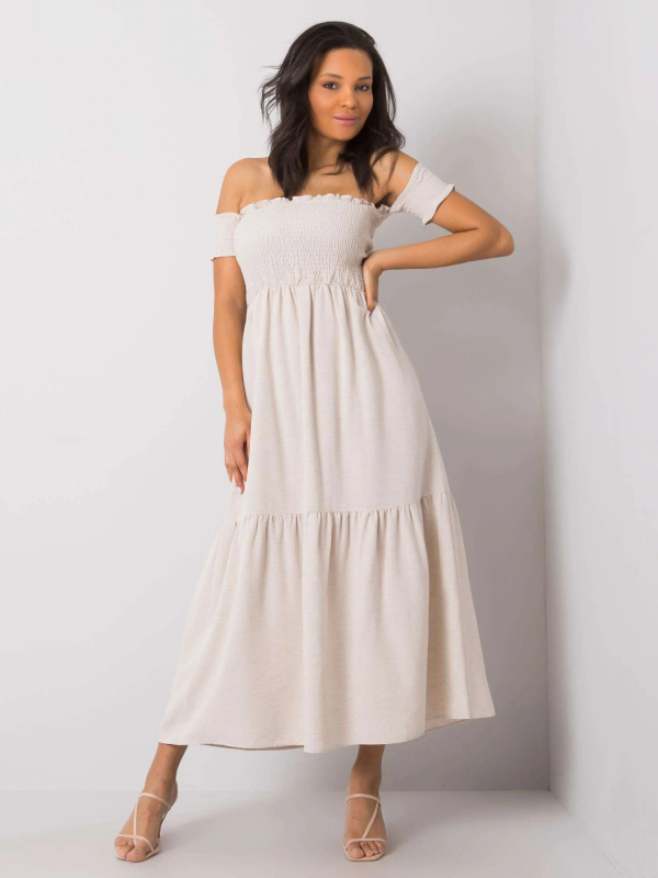 Šaty 346 SK 009.51 světle béžová XXL
