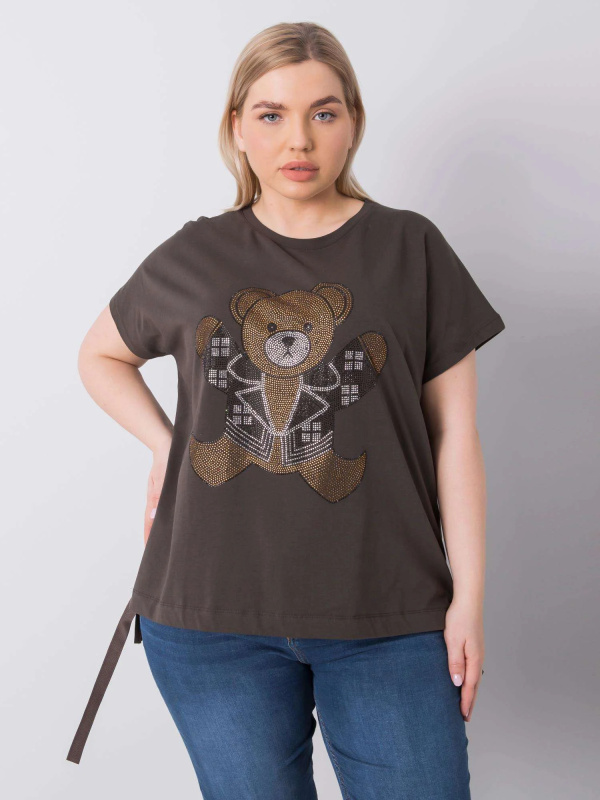 Halenka RV BZ 6434.28P tmavá khaki jedna velikost
