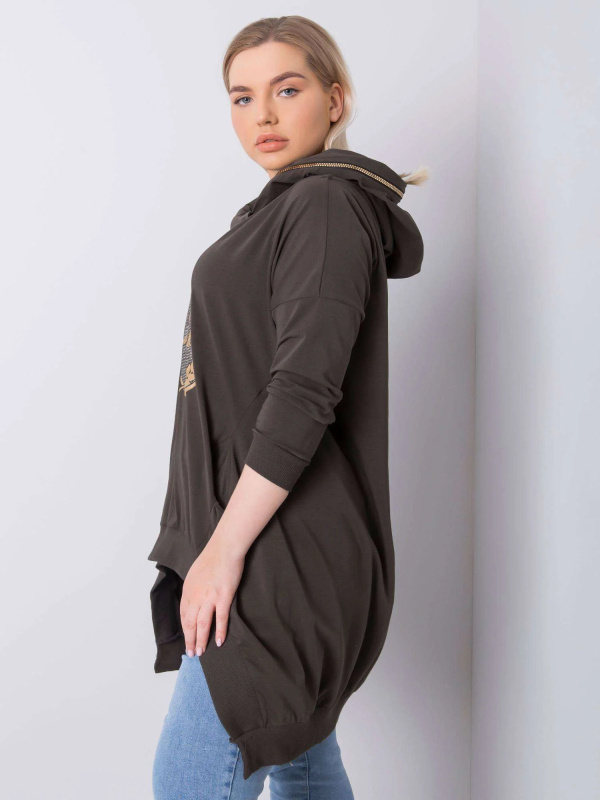 Mikina RV BL 6464.46P tmavá khaki jedna velikost