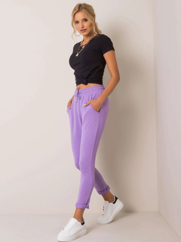 Dámské tepláky RV-DR-3698.92 BASIC FEEL GOOD Barva: Fialová, Velikost: XS