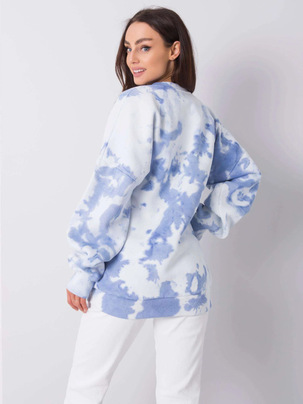 Mikina DS BL 1118.60 bílo-modrá S/M