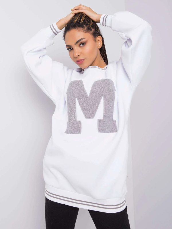 Mikina DS BL 1123.18 bílých S/M