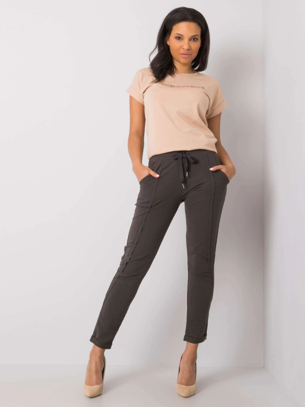 Tepláky RV DR 6437.18 tmavá khaki M