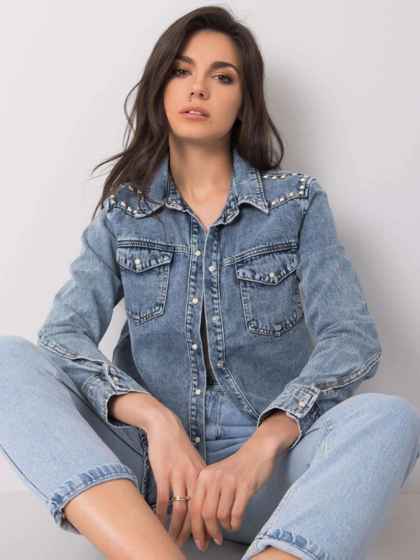 Košile EM KS Y5018.89 modrá L