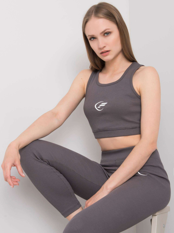 For Fitness Komplet-359-KMPL-010.17 Barva: Šedá - tmavě, Velikost: XS