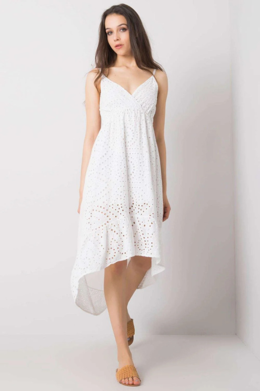 Och Bella Šaty -TW-SK-BI-25480.93 Barva: Bílá, Velikost: XL