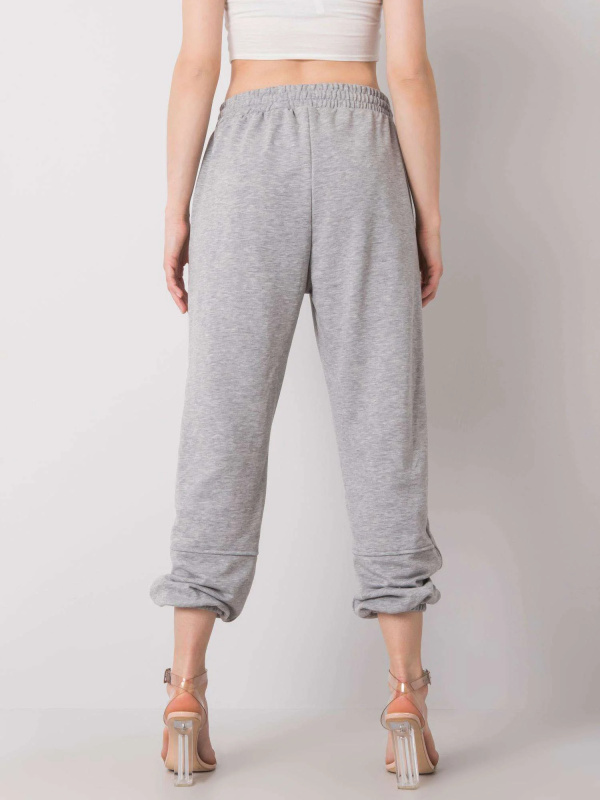 Dámské tepláky EM-DR-ES-21-535.20 ex moda Barva: Šedá, Velikost: M