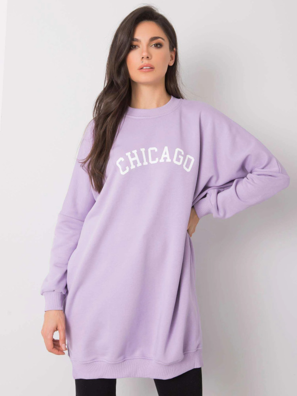 Dámská mikina RV-TU-6675.98 RUE PARIS Barva: Fialová, Velikost: S/M