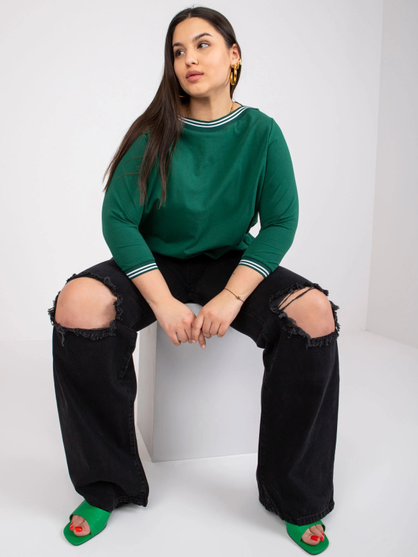 Halenka RV BZ 6640.86 tmavě zelená 2XL