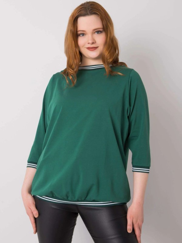 Halenka RV BZ 6640.86 tmavě zelená 4XL