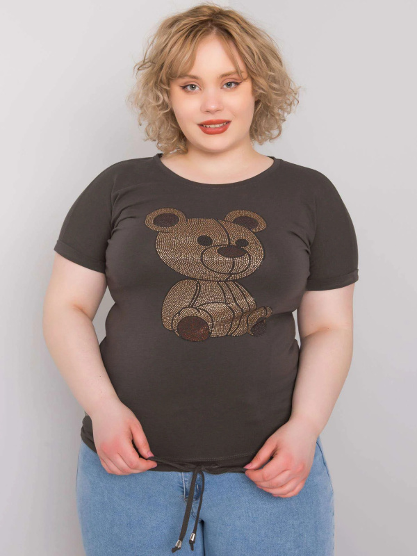 Halenka RV BZ 6428.47 tmavá khaki jedna velikost