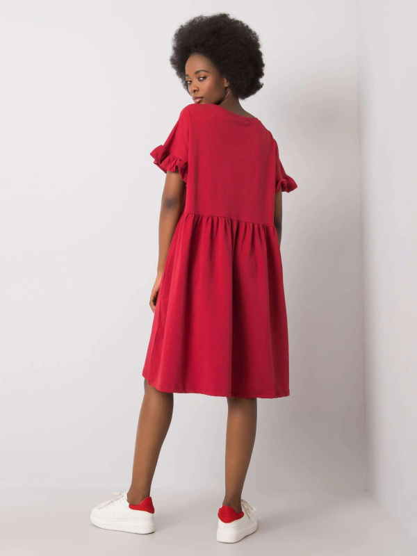 Šaty RV SK 5576.04 tmavě červená M