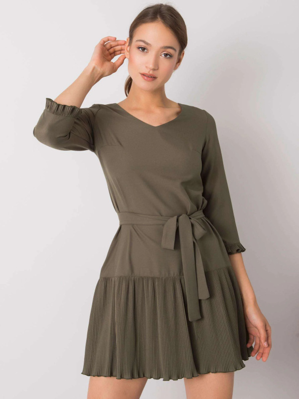 Šaty LK SK 507733.80P khaki 42