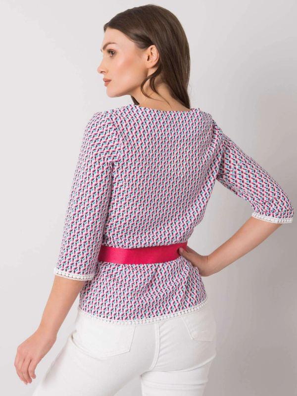 Halenka LK BZ 506156.89P bílá a růžová S