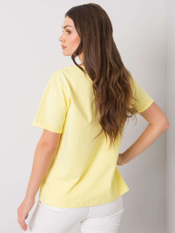 FANCY Tričko -FA-TS-7121.88P Barva: Žlutá, Velikost: UNI