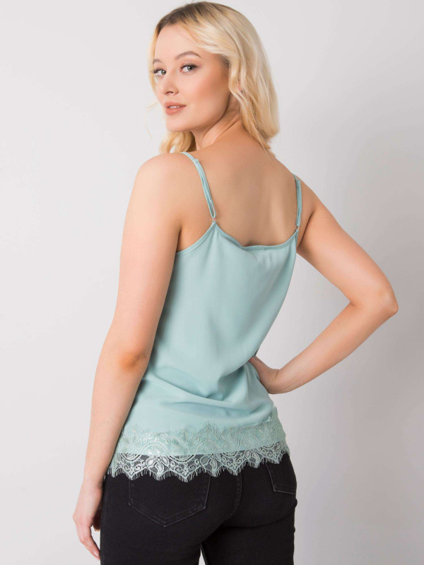 Modalinda Fashion Top-AI-TP-6014.15P Barva: Zelená, Velikost: S