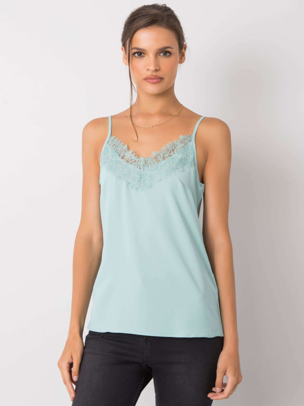 Modalinda Fashion Top-AI-TP-6011.13P Barva: Zelená, Velikost: M