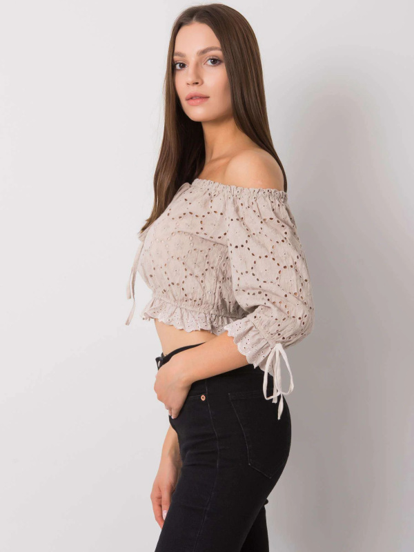 Och Bella Top-TW-TP-BI-25455.43 Barva: Béžová, Velikost: S