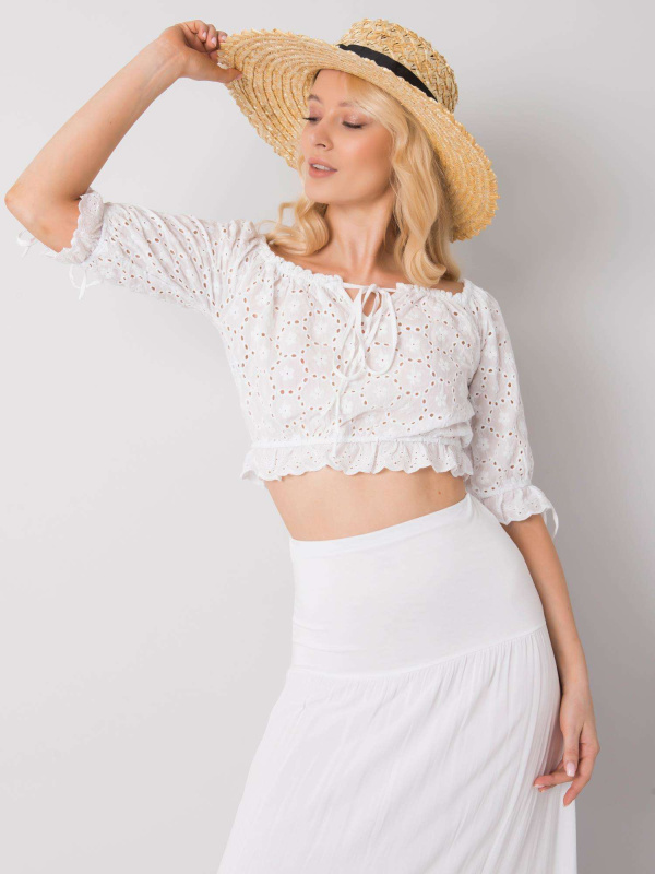 Och Bella Top-TW-TP-BI-25455.43 Barva: Bílá, Velikost: M