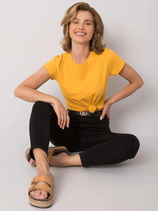 Tričko RV TS 4623.16 světle oranžové XL