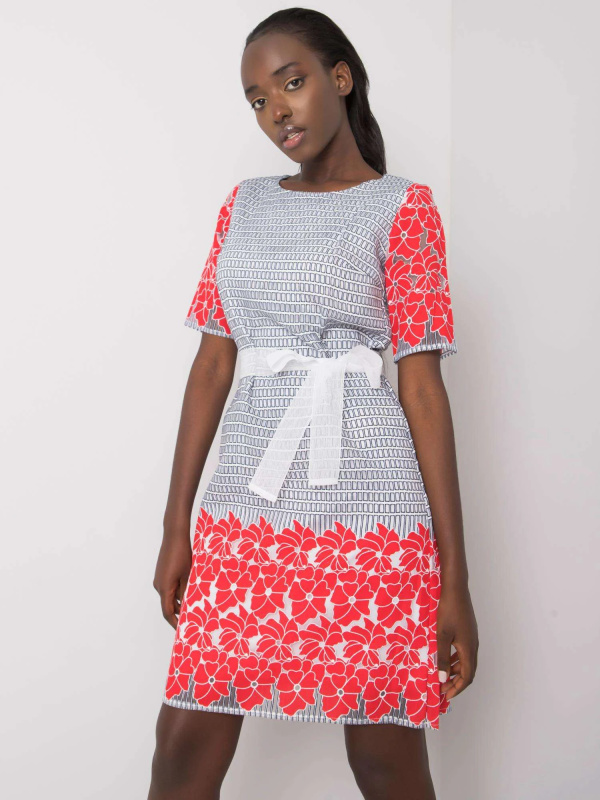 Dámské šaty-LK-SK-506836-2.13P-červená 38