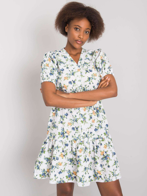 Šaty RO SK 2508.38P bílá zelená M