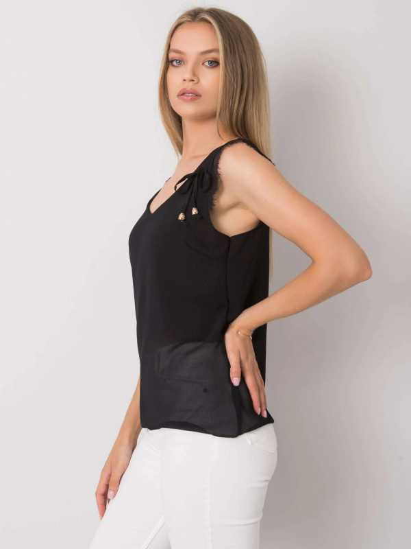 ITALY MODA Top-DHJ-TP-13317.25P Barva: Černá, Velikost: UNI
