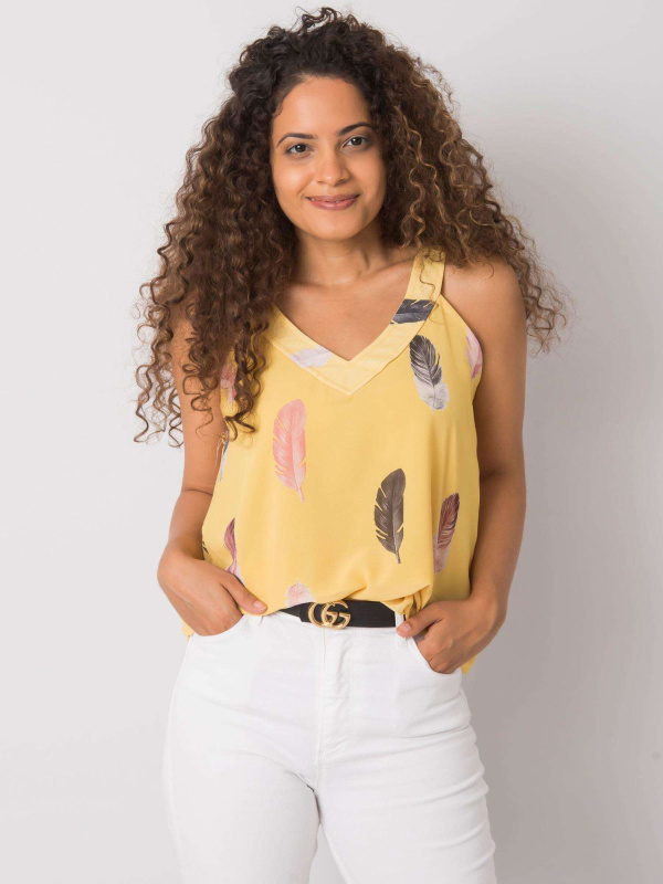 ITALY MODA Dámský top DHJ-TP-13327.06P ITALY MODE Barva: Modrá - světle, Velikost: UNI