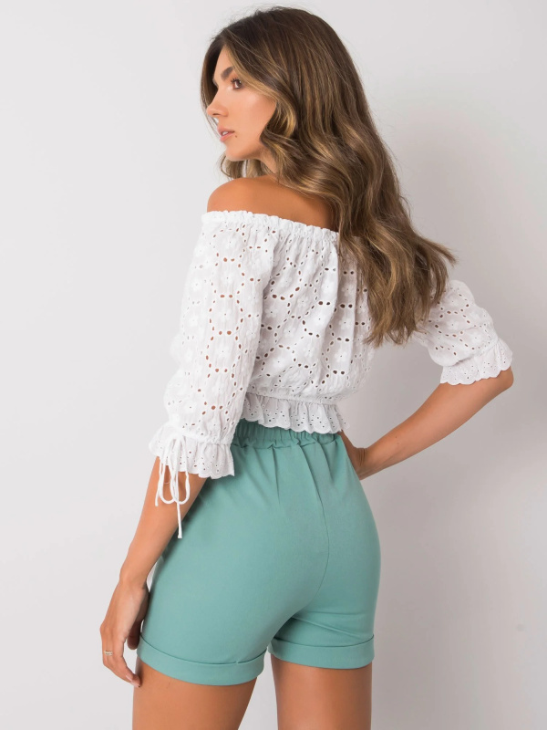 ITALY MODA Šortky -DHJ-SN-13260.38P Barva: Tyrkysová, Velikost: XL