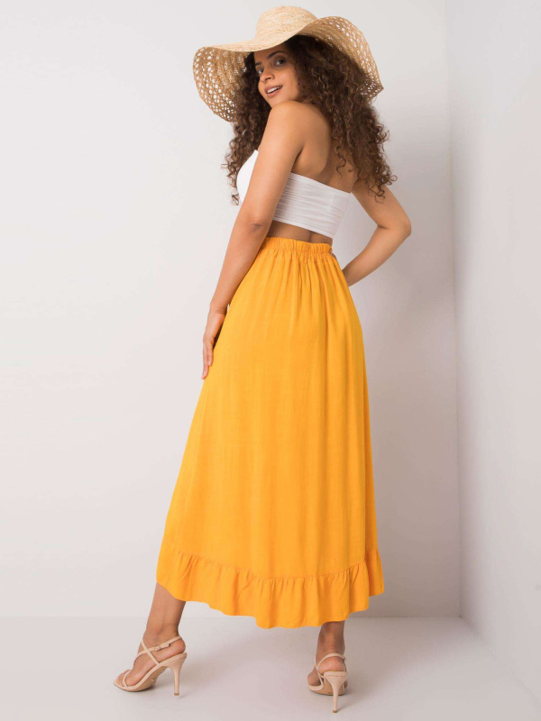 Och Bella Dámská sukně TW-SD-BI-26700.16P Barva: Oranžová, Velikost: M
